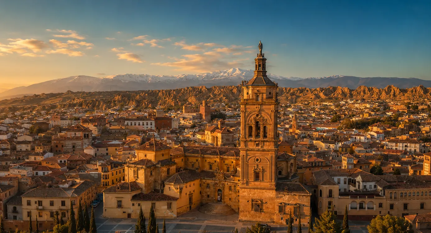 Vista de Guadix y su entorno